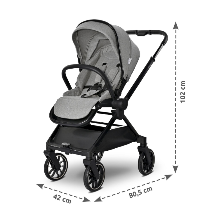 Imagen de Cochecito de bebé REYA 3in1 con asa reversible