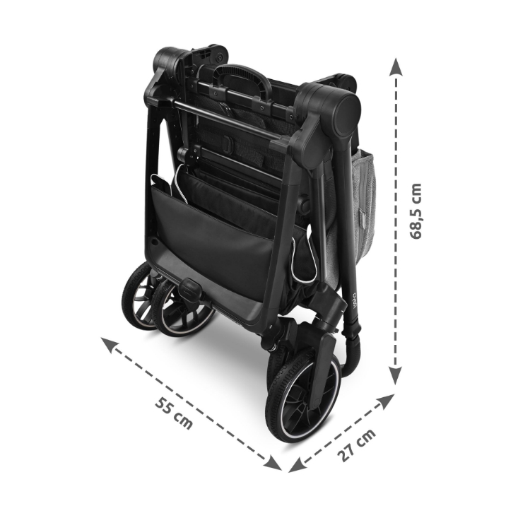 Imagen de Cochecito de bebé REYA 3in1 con asa reversible