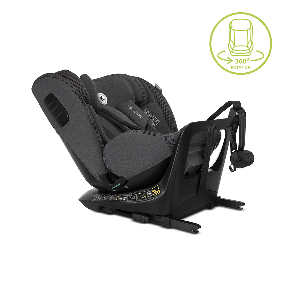 СТОЛ ЗА КОЛА MONZA GREY i-Size 40-150 CM ISOFIX, 3