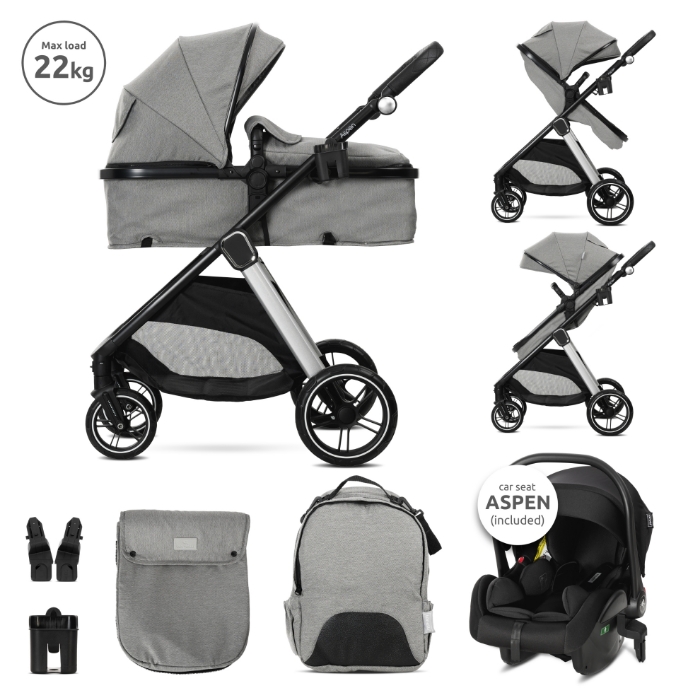 Picture of Baby Stroller ASPEN 3in1 with transformable seat
