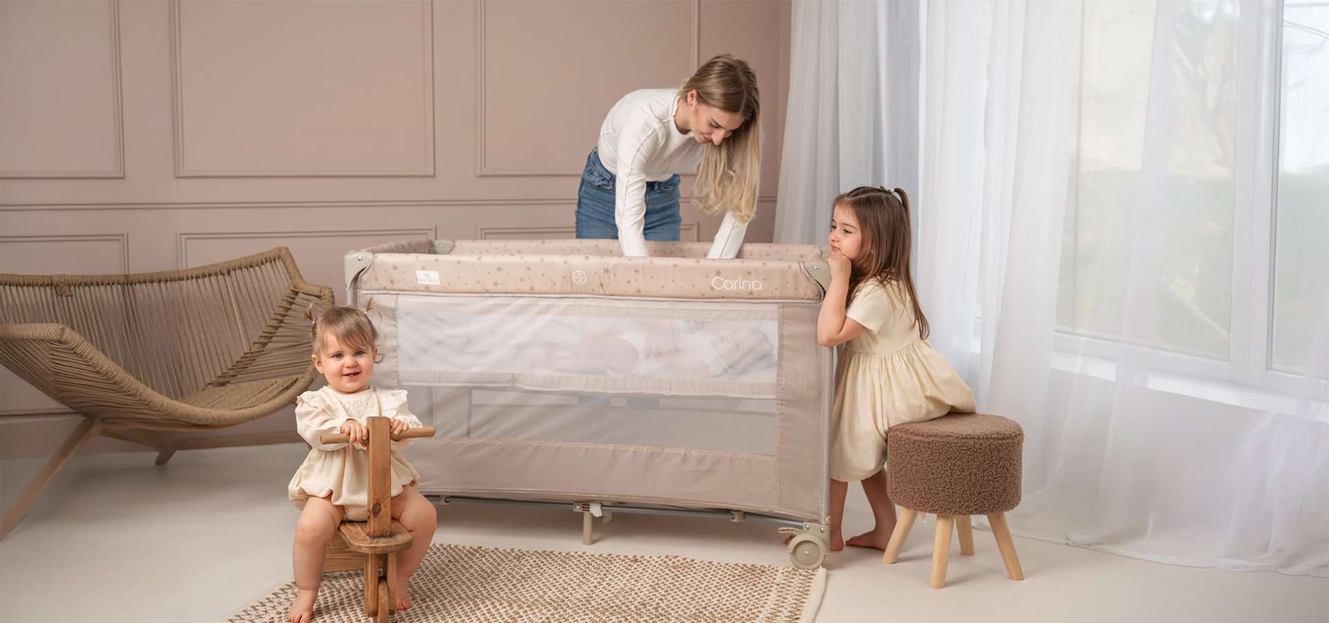 Picture of Baby Cot CARINA 2 Layers