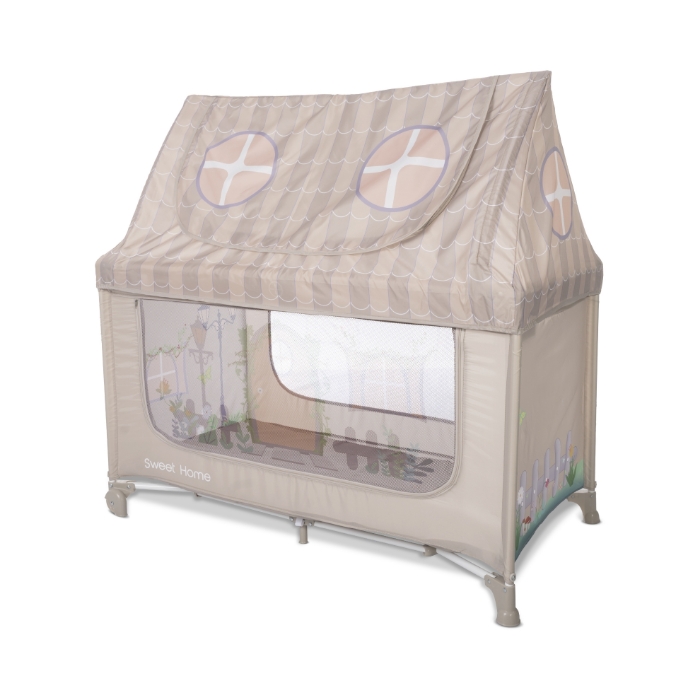 Picture of Baby cot SWEET HOME 2 layers with roof