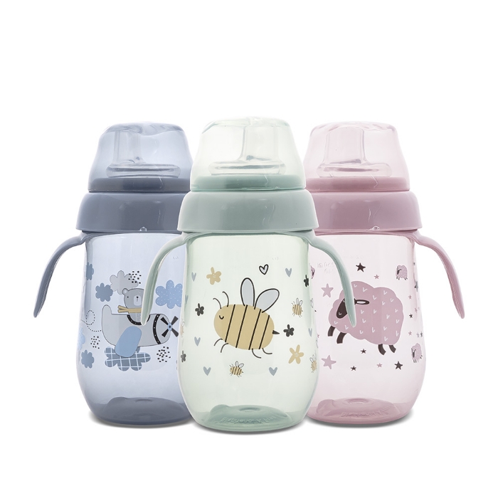 Picture of Non-spill wide neck bottle MY FRIEND 250 ml