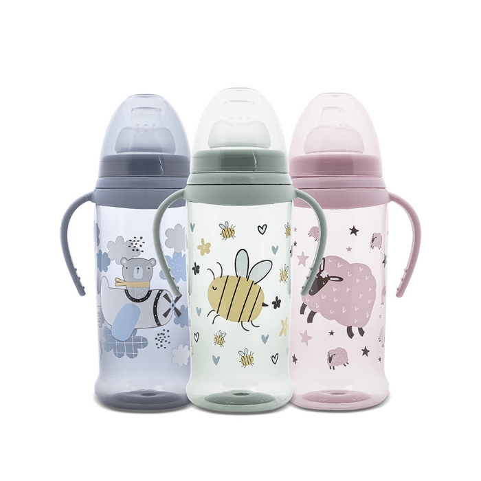Picture of Sipper with soft spout with two handles MY FRIEND 360 ml