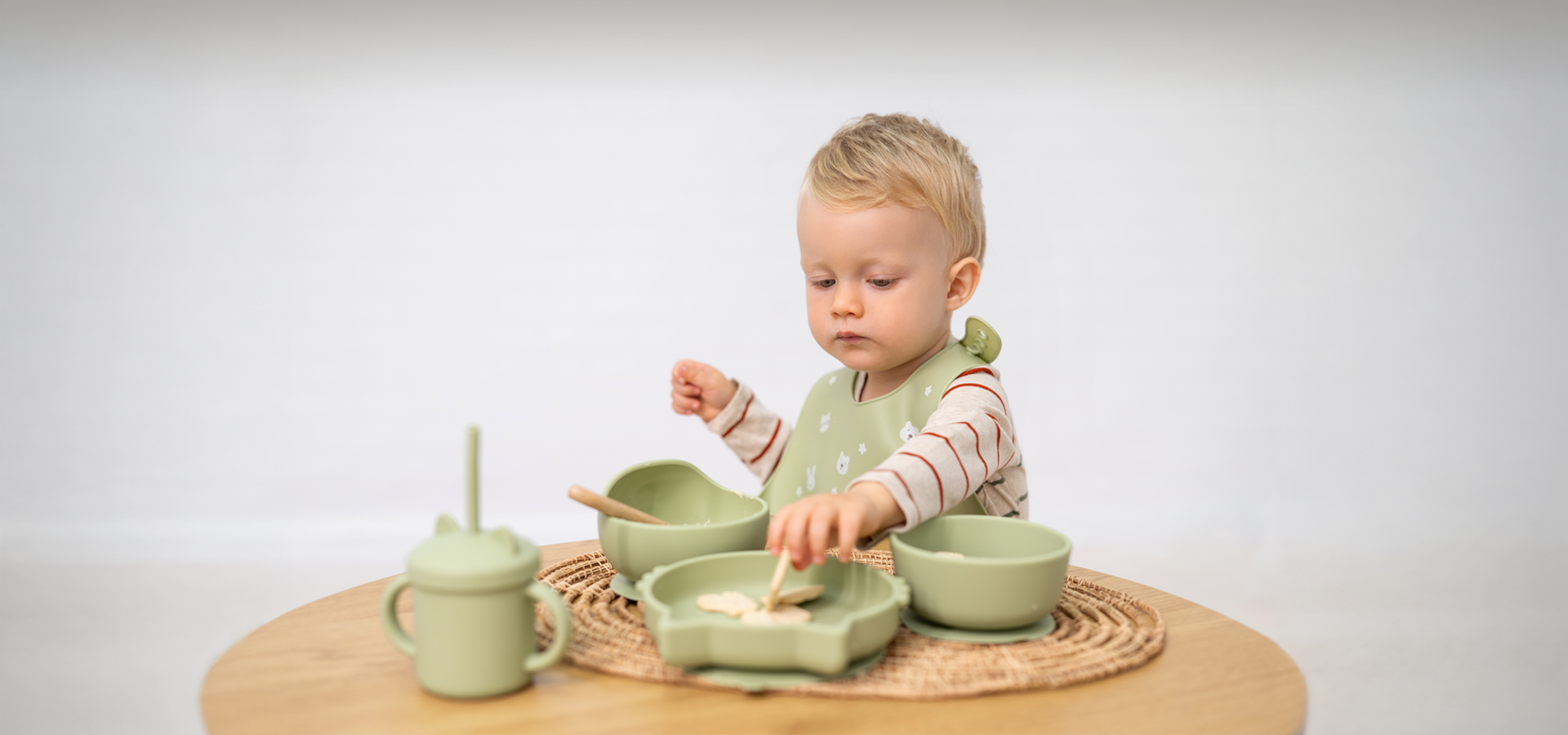 Picture of Silicone feeding set 4 pc