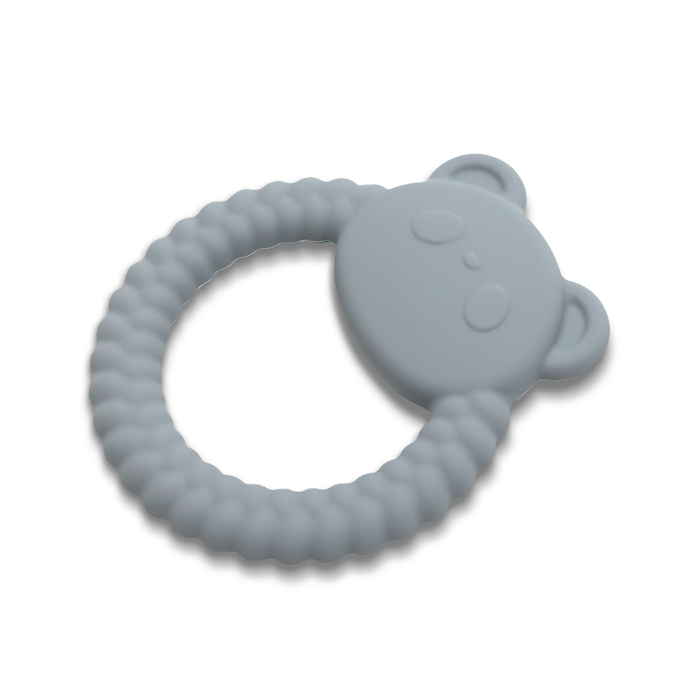 СИЛИКОНОВА ГРИЗАЛКА ПАНДА NATURAL GREY