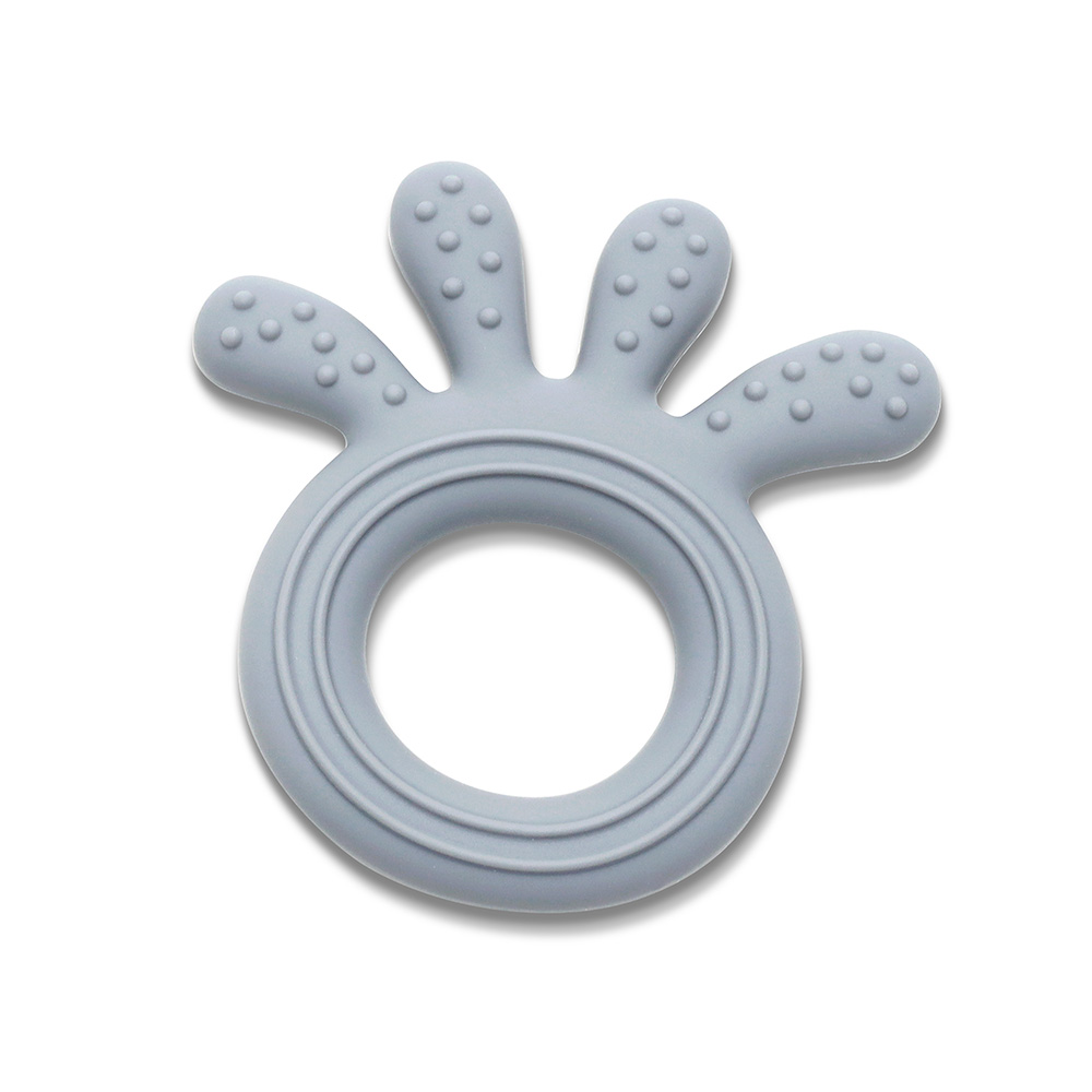 СИЛИКОНОВА ГРИЗАЛКА ОКТОПОД NATURAL GREY