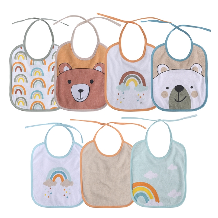 Picture of Bibs Set 7 pieces with ties