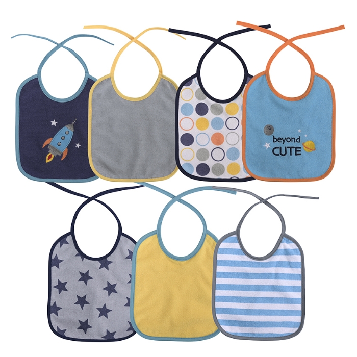 Picture of Bibs Set 7 pieces with ties