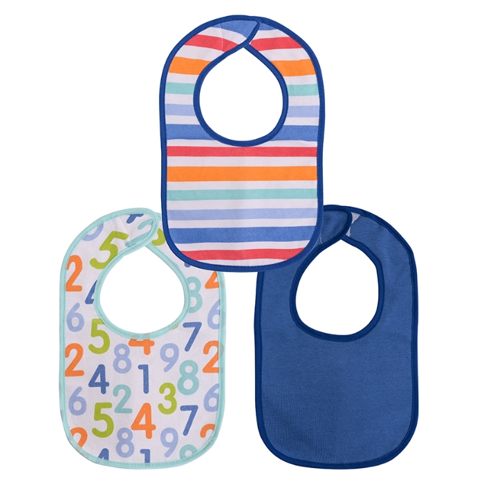 Picture of Bibs INTERLOCK Set 3 pieces with velcro