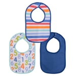 Bibs INTERLOCK Set 3 pieces with velcro