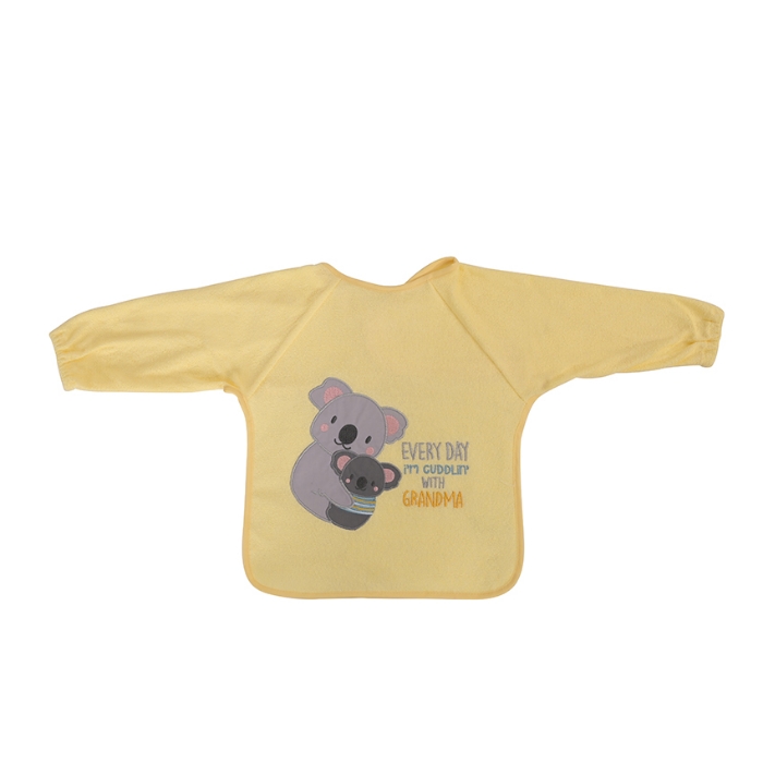 Picture of Bib with sleeves - with embroidery