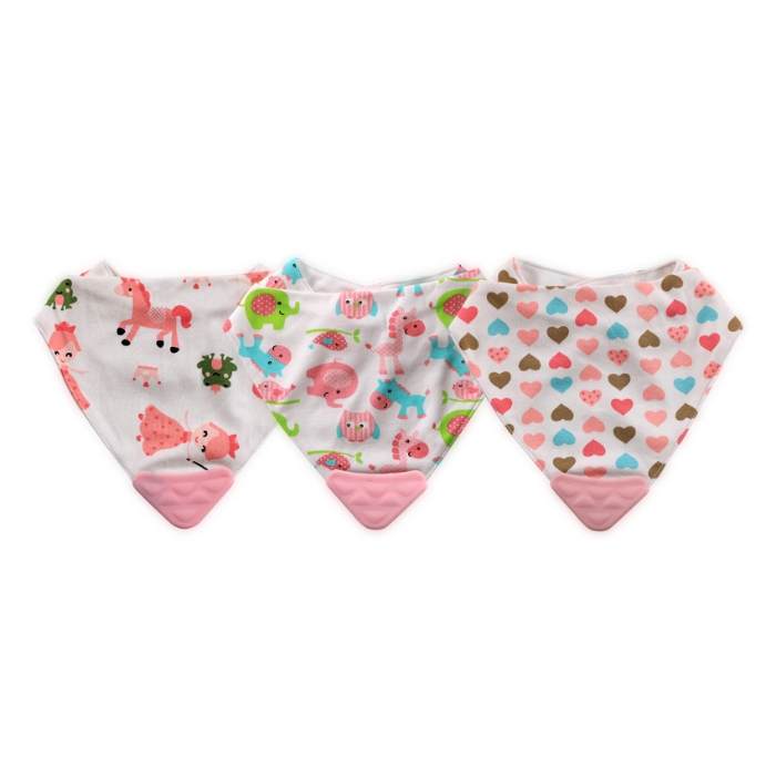 Picture of Bib BANDANA with teether