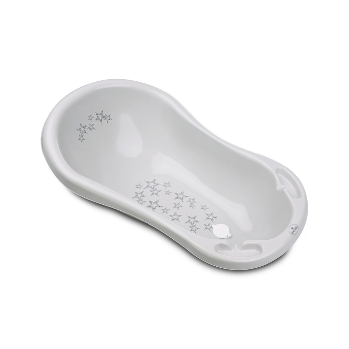 Picture of Bath 84 cm with plug and anti slip mat LITTLE STARS