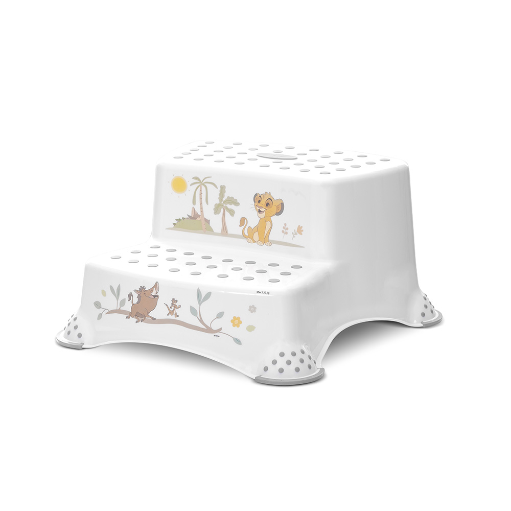 ДВОЙНО СТЪПАЛО ЗА БАНЯ КРАЛСКИ ЛЪВ WHITE