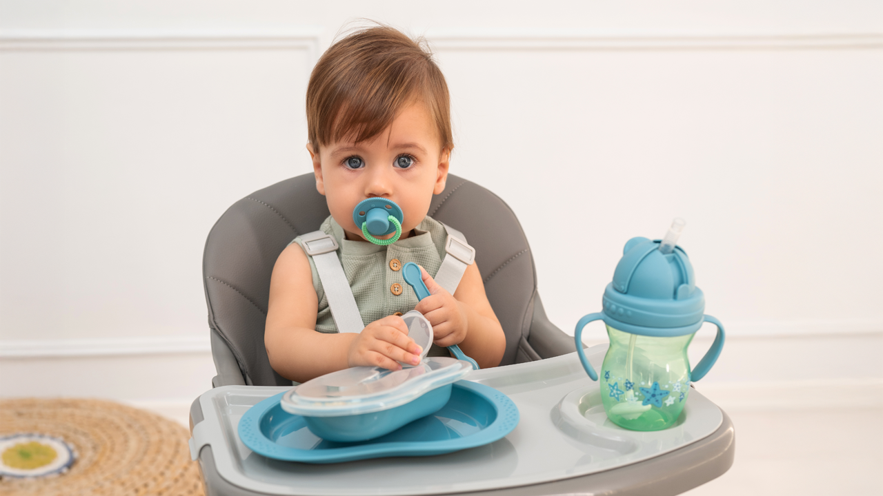 Picture of Handle cup with straw