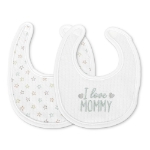 Picture of Newborn bib NATURAL 2pcs with velcro