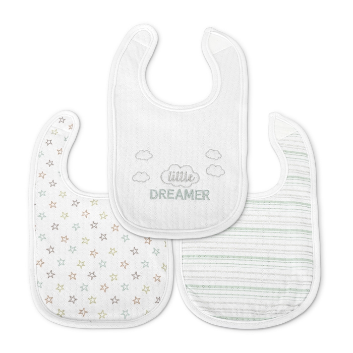 Picture of Bib NATURAL 3 pcs. with Velcro