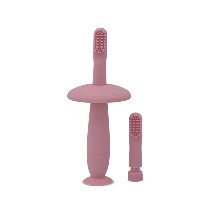 Picture of Silicone baby toothbrush with guard