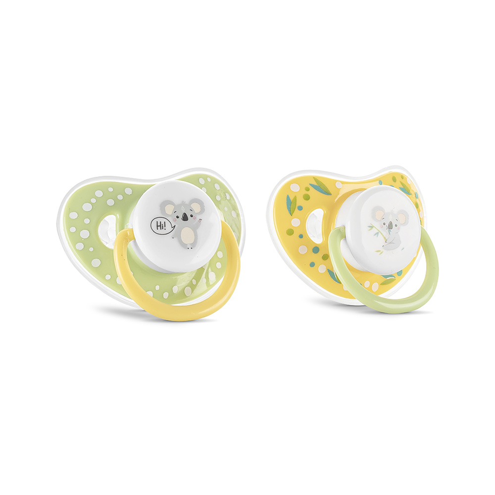 БИБЕРОН ЗАЛЪГАЛКА С КАПАЧЕ 2БР. 6М+ YELLOW/GREEN