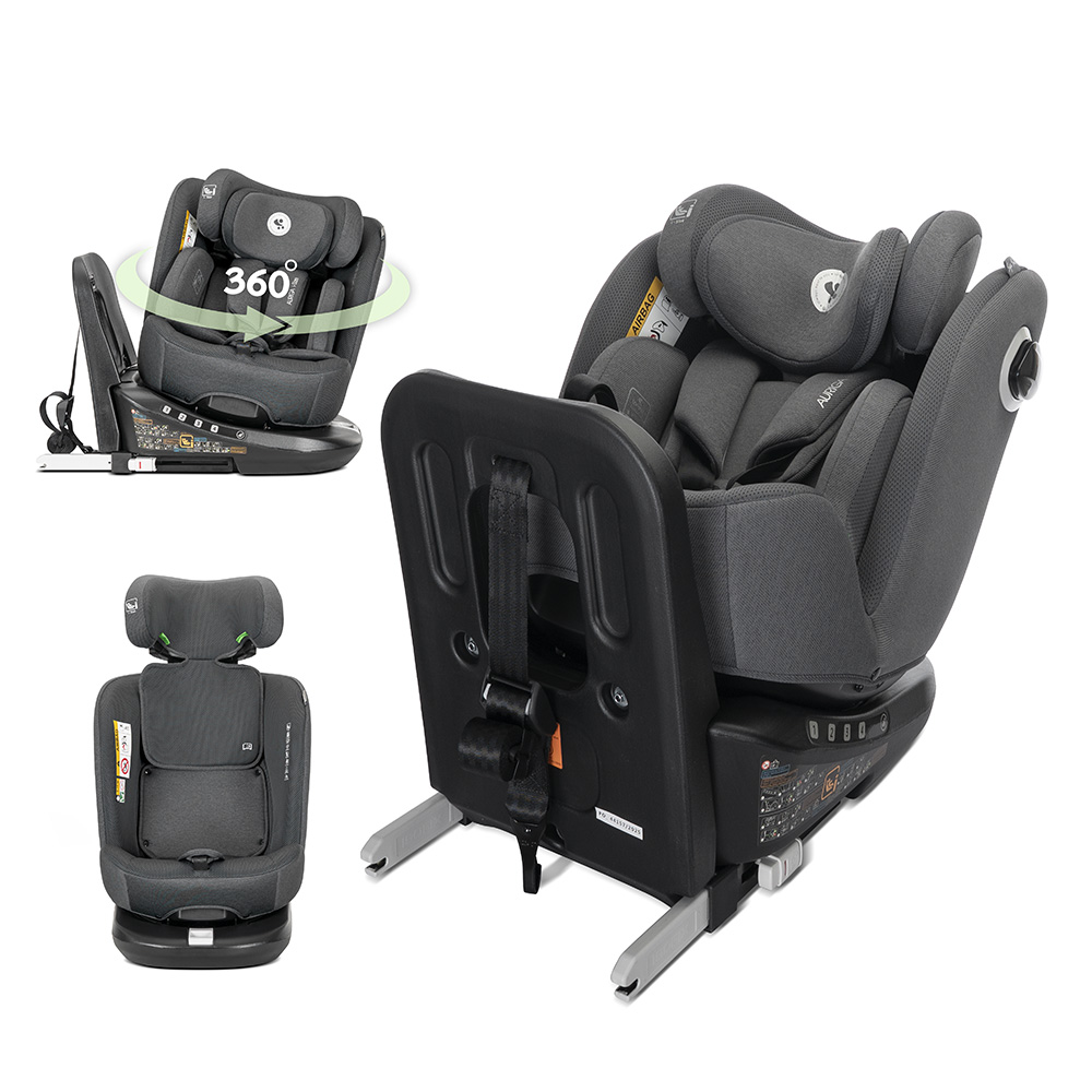 СТОЛ ЗА КОЛА AURIGA GREY i-Size 40-150 CM ISOFIX,