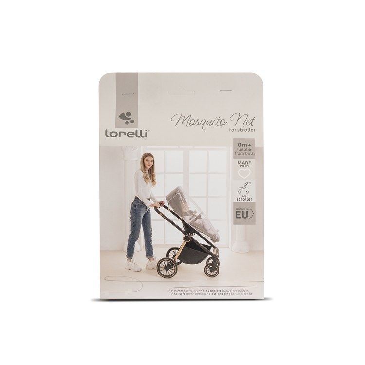 Imagen de Mosquitera para cochecito blanco