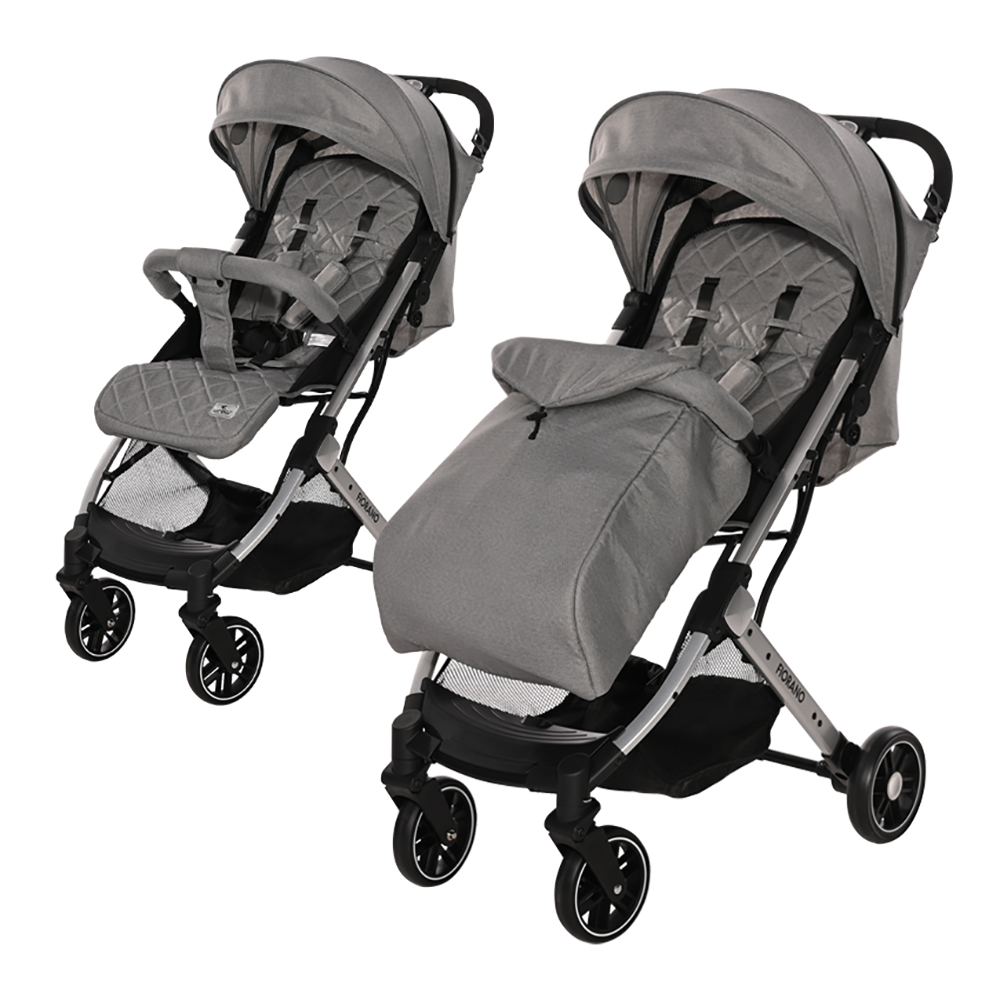 Д.КОЛИЧКА FIORANO DOLPHIN GREY+ПОКРИВАЛО
