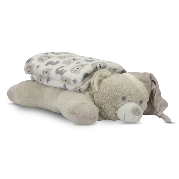 Снимка на POFFY DUO одеяло 90х75см с възглавничка животинче 45х30см