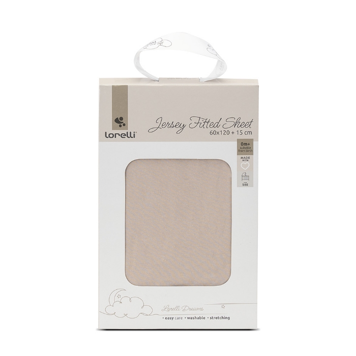 Picture of Jersey fitted sheet 60/120+15 cm