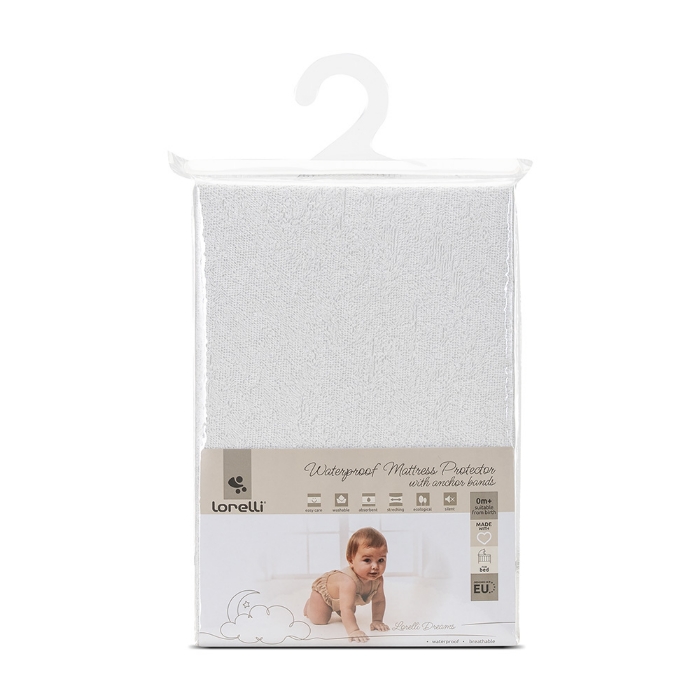 Picture of Waterproof mattress protector 70/140 with anchor bands