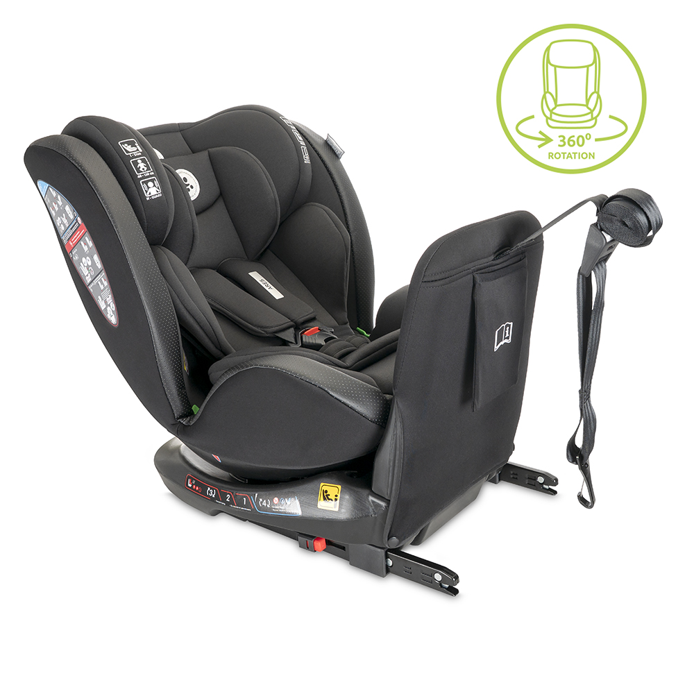 СТОЛ ЗА КОЛА ARES BLACK i-Size 40-150 CM ISOFIX 36