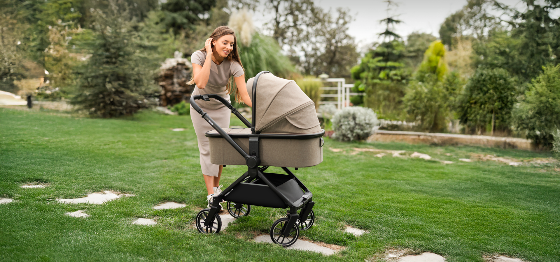 Picture of Baby stroller REYA 2in1 with reversible handle