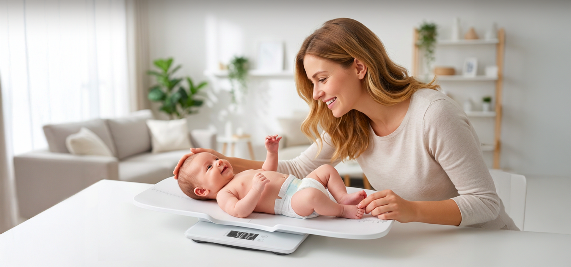 Picture of Scale with baby tray MEASURE & CARE